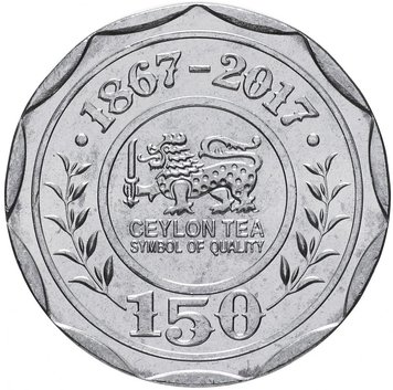 Sri Lanka 10 rupees 2017 "150 years of Ceylon tea" UNC