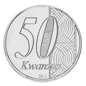 Angola 50 Kwanza 2015 UNC 40 Years of Independence