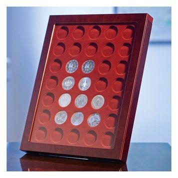 Вітрина для монет 10 євро без капсул (32,5мм) Leuchtturm А01632 фото