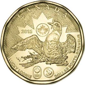 Coin Canada 1 dollar 2016 "Olympics - Happy Looney" UNC