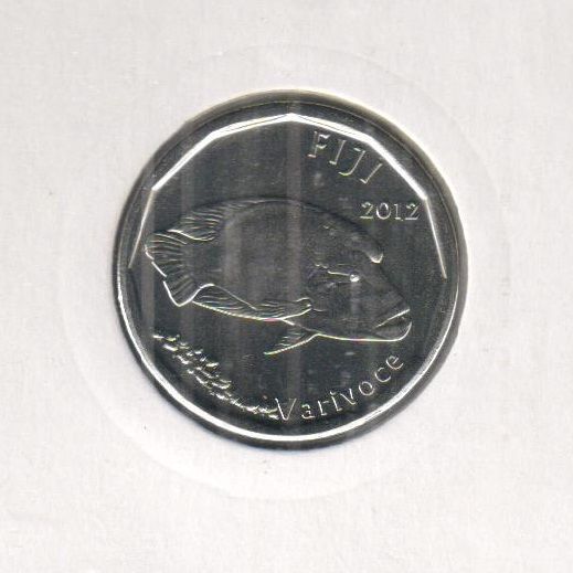 Fiji 50 cents 2012 UNC (KM # 335)