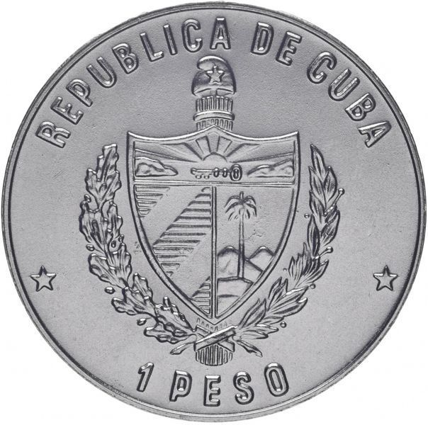 Cuba 1 peso 1987 UNC (KM # 165)