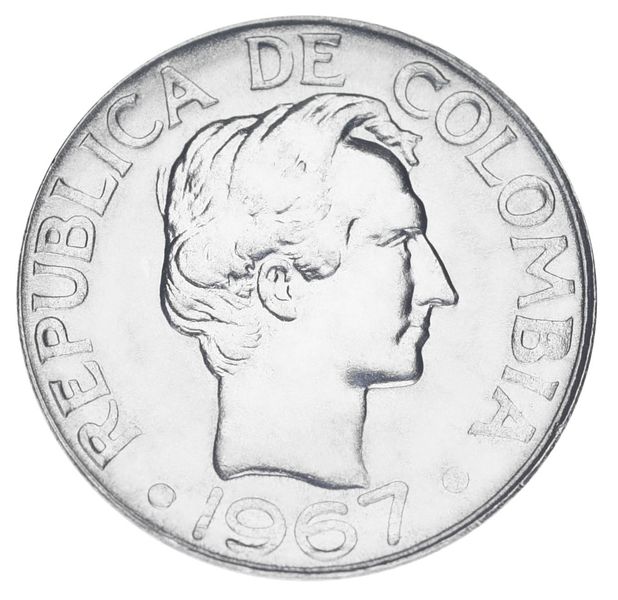 Colombia 10 centavo 1967 UNC