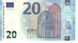 Banknote Italy 20 Euro 2015 SC S004 UNC