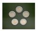 Coins set Germany set of 5 coins for 2 euros 2008 A, D, F, G, J "Hamburg" UNC Blister