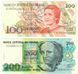 Brazil set of 2 UNC banknotes
