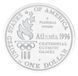 Монета США 1 долар 1996 Срібло P Proof XXVI літні Олімпійські ігри в Атланті - Академічне веслування М23323 фото 2