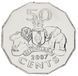 Swaziland 50 cents 2007 UNC