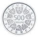 Монета Австрия 500 шиллингов 1982 Серебро AU-UNC 1500 лет со дня смерти Северина Норикского (Ag 640, 24 грамма) М24063 фото 2