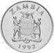 Coin Zambia 25 ngwe 1992 UNC Parrot (KM # 29)
