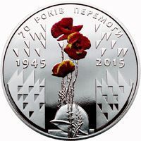 Монета Україна 5 гривень 2015 70 років Перемоги у ВВВ UNC (KM # 777) М00990 фото