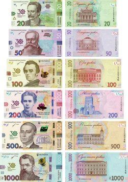 Набір банкнот Україна набір з 6 банкнот 2021 UNC 20, 50, 100, 200, 500, 1000 гривень 30 років Незалежності України у конверті Б17081 фото