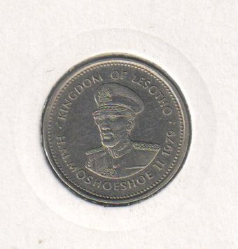 Lesotho 25 Lisente 1979 VF (km # 20)