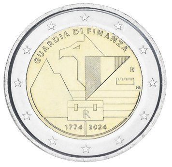Coin Italy 2 euros 2024 Bimetal UNC 250 years of the Guardia di Finanza