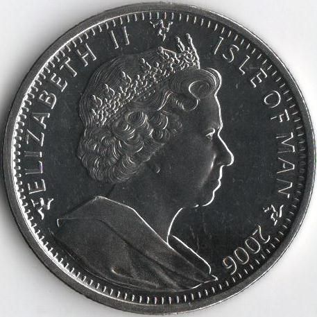Coin Isle of Man 1 crown 2006 &ldquo;Epic battles.&nbsp;Battle of Blenheim "UNC