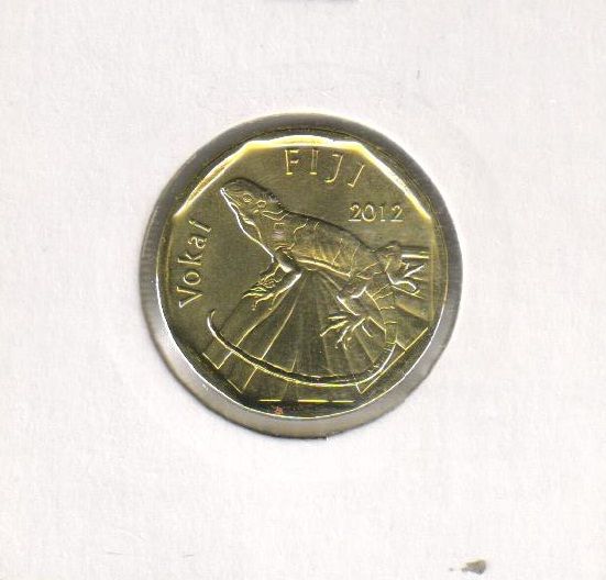 Fiji 1 dollar 2012 UNC (KM # 336)