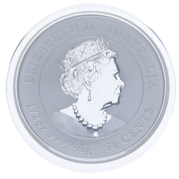 Coin Australia 50 cents 2023 Silver UNC Eastern calendar - Year of the rabbit (cat, hare)