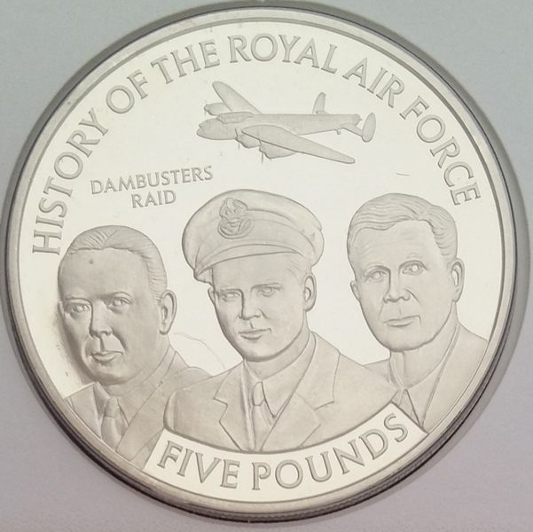 Coin Jersey 5 lbs 2008 "Operation Chastise" UNC (KM # 182)