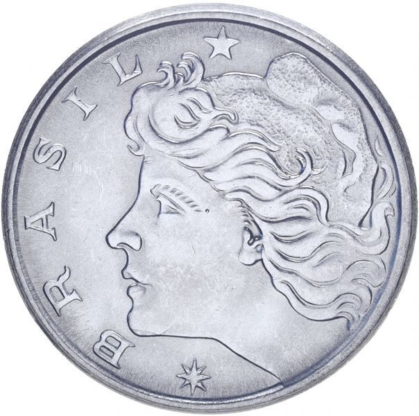 Монета Бразилія 20 сентаво 1978 UNC М10210 фото