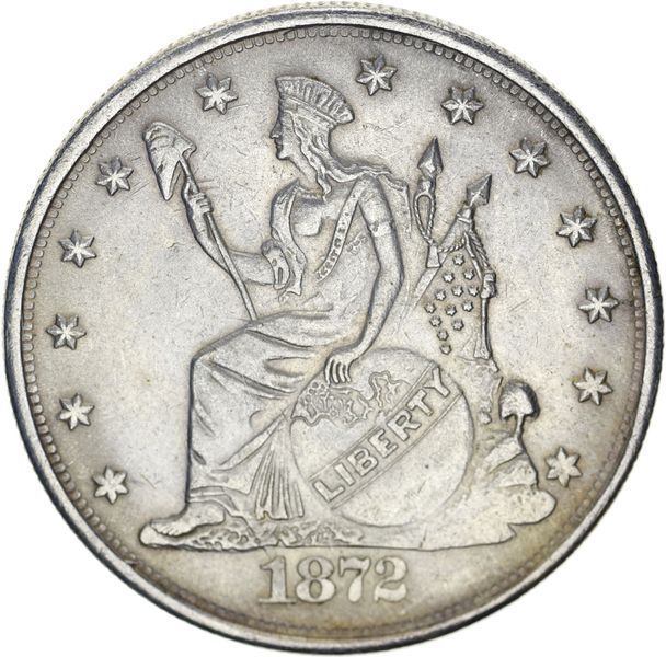 USA 1 dollar 1872 VF-XF (Copy)