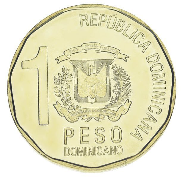Монета Домінікана 1 песо 2020 UNC М23999 фото