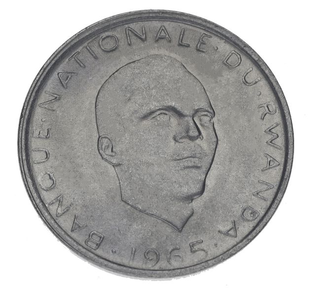 Rwanda 1 franc 1965 AU-UNC