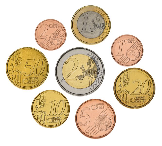 Andorra set of 8 euro coins 2014-2019 UNC 1, 2, 5, 10, 20, 50 cents, 1, 2 euro