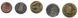 New Zealand set of 5 coins 2008-2014 UNC