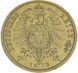 Германия 20 марок 1872 Золото F-VF С Германская империя WILHELM (AU 900, 7,97 грамм) М19738 фото 2