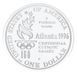 Монета США 1 долар 1996 Срібло P Proof XXVI літні Олімпійські ігри в Атланті - Стрибки у висоту М23324 фото 2