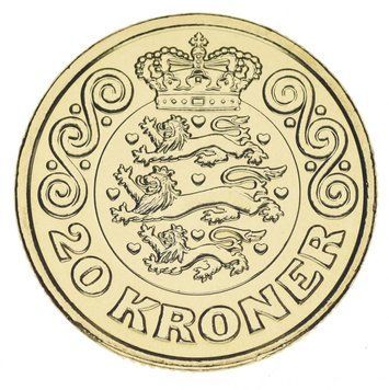 Denmark 20 CZK 2020 UNC