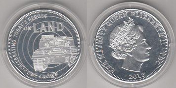 Тристан-да-Кунья 1 крона 2012 &laquo;Герої суші&raquo; UNC М02872 фото
