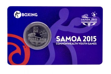 Самоа 50 сене 2015 UNC Спорт Молодёжные Игры Содружества - Бокс М15199 фото