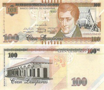 Honduras 100 lempier 2014 UNC (P102)