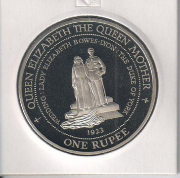 Seychelles 1 rupee 1995 UNC (KM # 85)