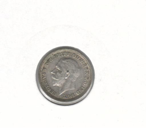 UK 3 pence 1936 VF (KM # 831)