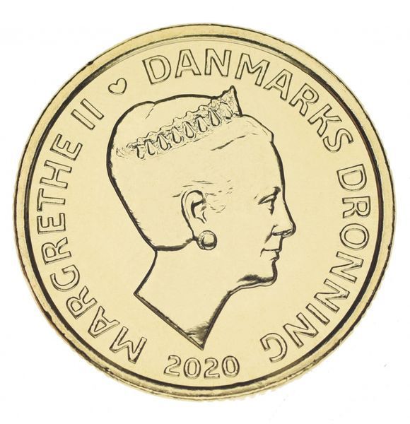 Дания 20 крон 2020 UNC М15693 фото