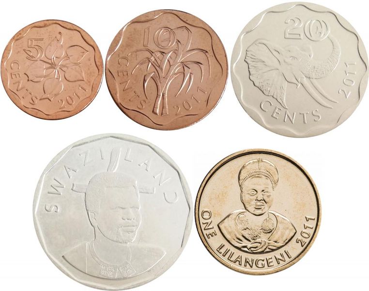 Swaziland 2011 UNC 5 Coin Set