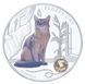 Монета Фиджи 2 доллара 2013 Серебро Proof Пушистая кошка - Сомалийская кошка (Ag 999, унция, 31,1 грамм) М19789 фото 4