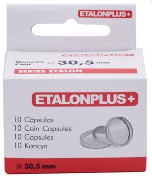 Капсулы для монет 30,5 мм. (10 штук) Etalonplus А14629 фото