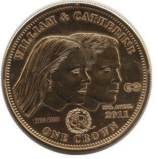 Тристан-да-Кунья 1 крона 2011 UNC М06660 фото