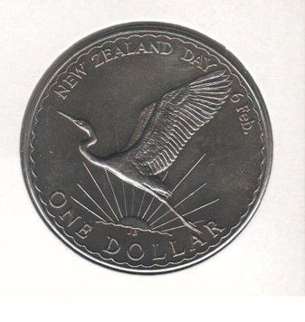 Нова Зеландія 1 долар 1974 &laquo;День Вайтанги (День Нової Зеландії)&raquo; UNC (KM#45) М06745 фото