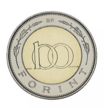 Монета Угорщина 100 форинтів 2020 Біметал UNC М15796 фото