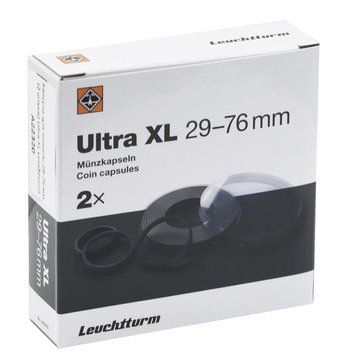 Капсула для монет 29-76 мм. (2 штуки) Ultra XL Leuchtturm А22320 фото
