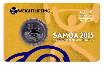 Самоа 50 сене 2015 UNC Спорт Молодёжные Игры Содружества - Тяжелая атлетика М15200 фото