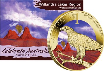 Australia 1 dollar 2012 "Meet Australia - Willandra Lake District" UNC (KM # 1824)