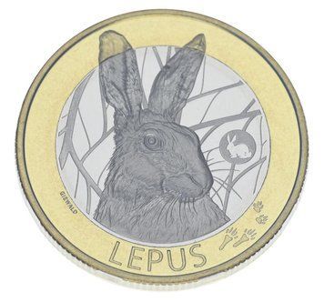 Switzerland 10 francs 2020 Bimetal UNC Fauna of Switzerland - Hare