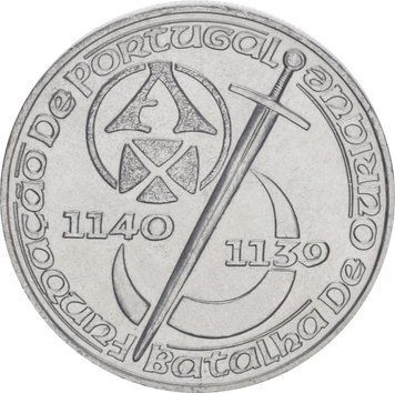 Монета Португалія 250 ескудо 1989 &laquo;Підстава Португалії&raquo; AU-UNC (KM#650) М09795 фото