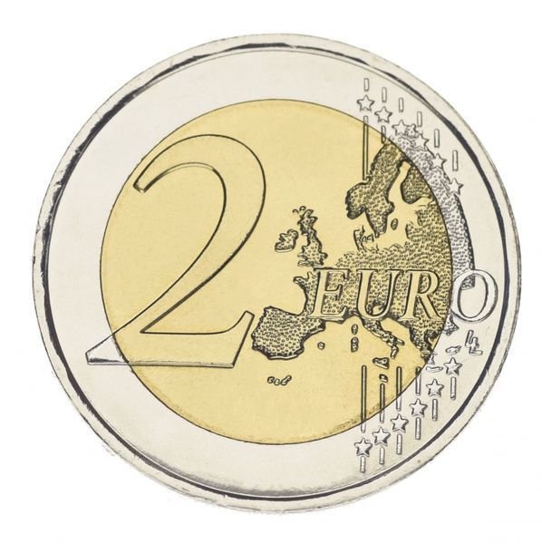 Coin France 2 euro 2021 Bimetal UNC 75 years UNICEF