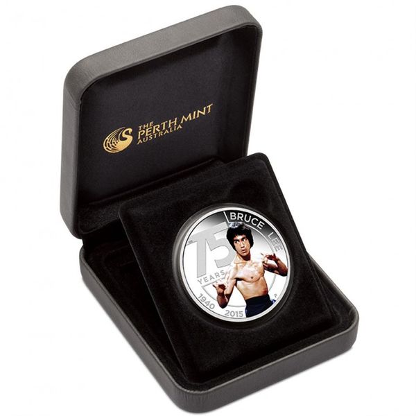 Tuvalu 1 dollar 2015 Bruce Lee Silver Proof